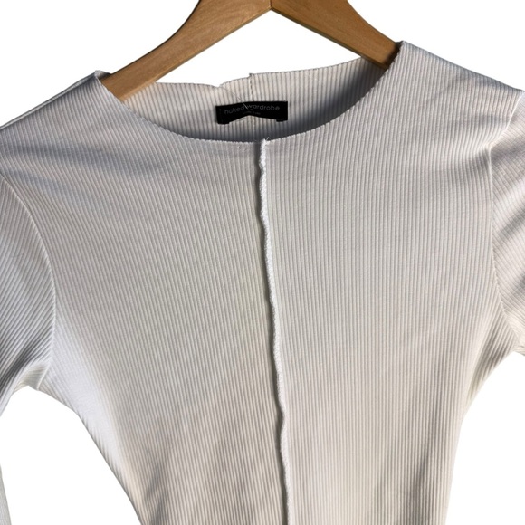 Naked Wardrobe Women's Simple. Minimal. Classic.Bodycon finish Dress Size M - Picture 4 of 12